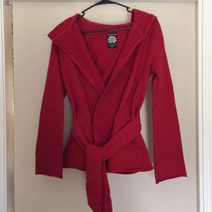 Lucky brand red sweatshirt